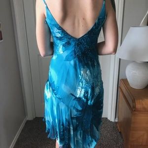 ⬇️ Cache Blue Sequined Dress